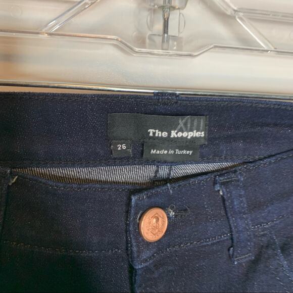 The Kooples Dark Wash Mid Rise Skinny Ankle Jeans Size 26 - Picture 6 of 6